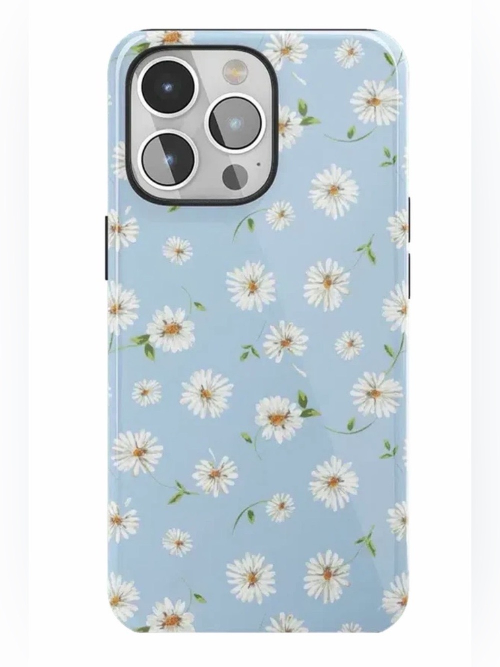 Casely Daisy Daydream Baby Blue Floral iPhone 15 pro max Case